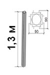 МС.СУ-1.3 Стойка для соединения под произвольным углом