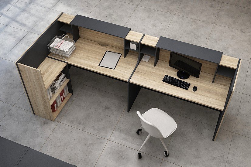 Современная стойка-ресепшн Инновация - вид 24